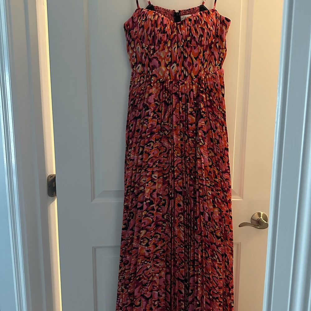 Petal & Pup Pink and Orange Maxi Dress